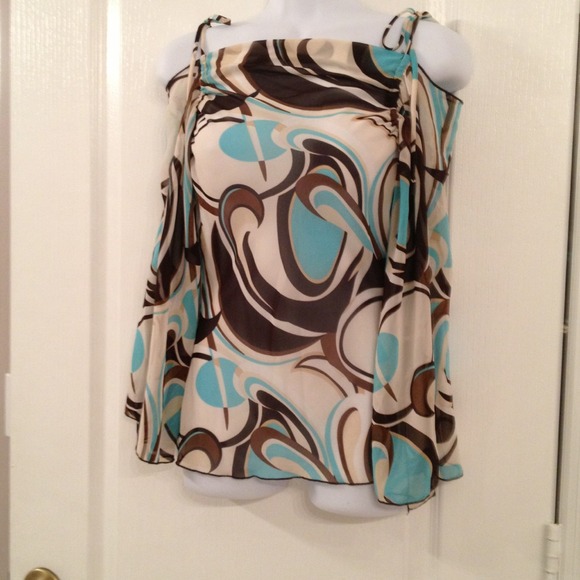 Silk retro blouse