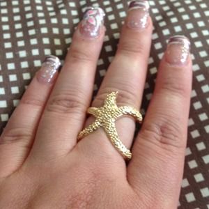 💋NEW STYLE GOLD PLATED STARFISH RING💋✳REDUCED✳