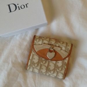 ❗️Sold❗️Authentic Christian Dior Canvas Wallet