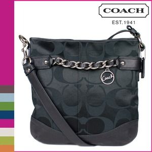 Only today half price Coach Signature Chain Duffle