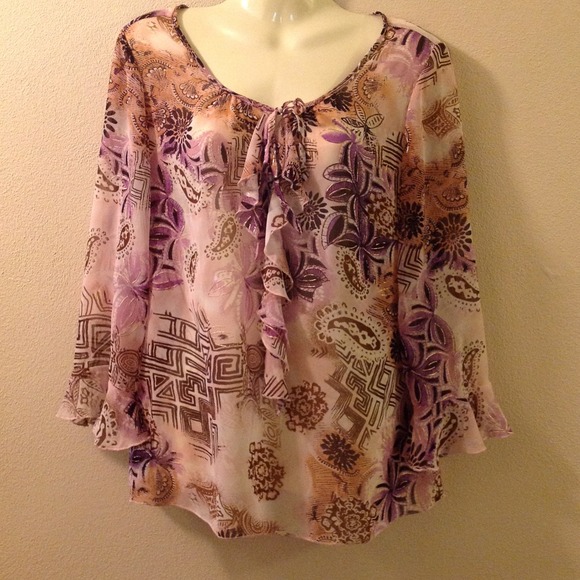 Purple blouse