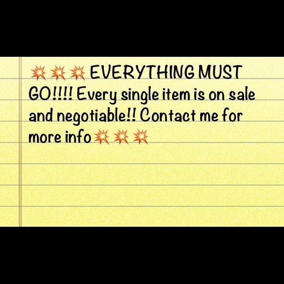 Everything Must Go Sale!