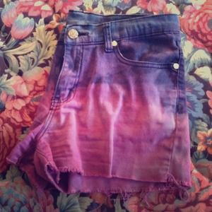 Ombré cut off shorts!