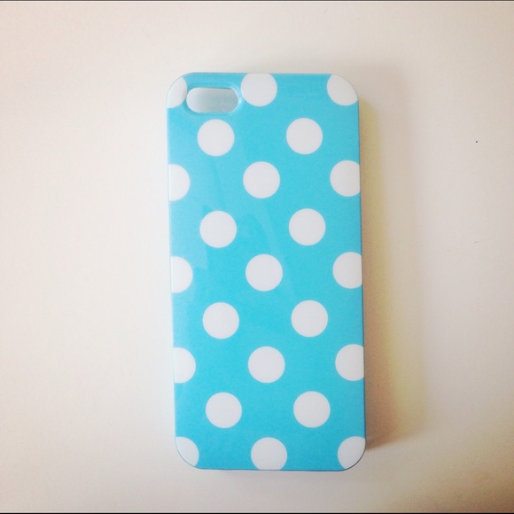 Blue Polka Dot iPhone 5 Case