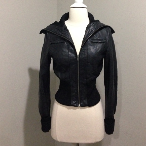 Jackets & Blazers - Black leather jacket
