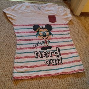 Kids sz 10/12 large DISNEY Mickey Mouse shirt