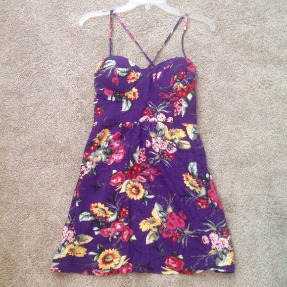 *SOLD* Summer cotton bustier dress