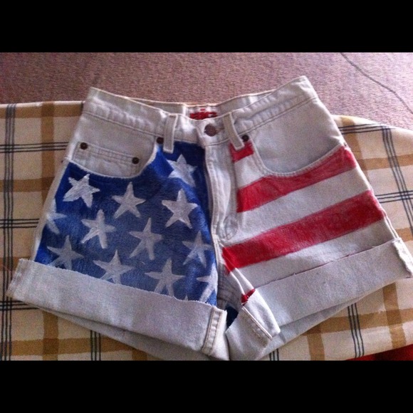 High waisted American shorts - Picture 1 of 2