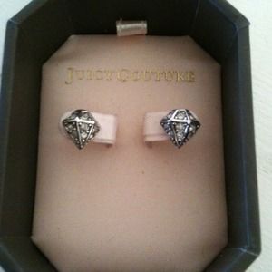 Juicy couture diamond earrings