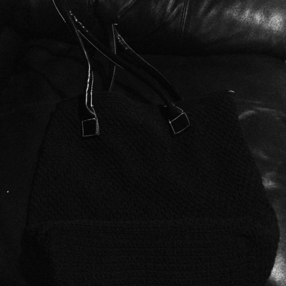 All Black Everything Large Should purse - Picture 1 of 4
