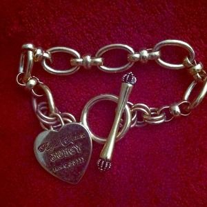 💢SOLD💢Juicy Couture Gold Heart Bracelet