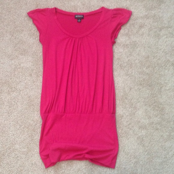 SOLD Pink banded cotton dress