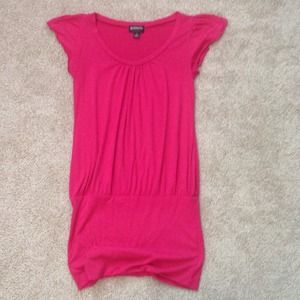 SOLD Pink banded cotton dress