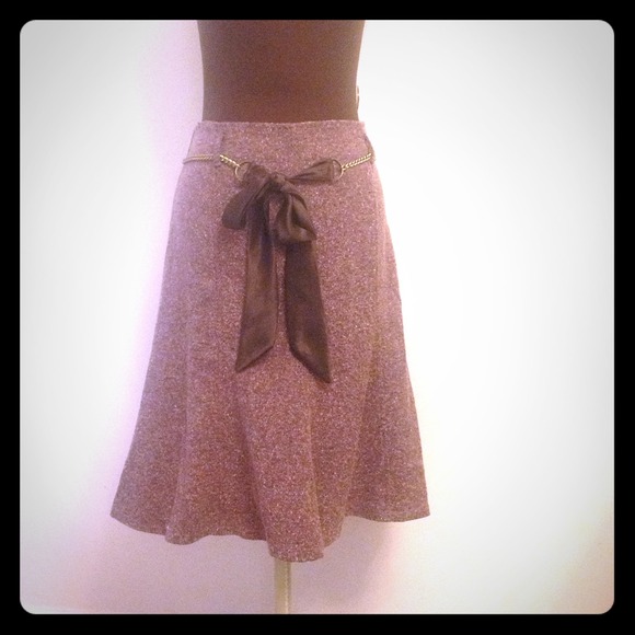 XOXO Pink Tweed Skirt sz 11/12