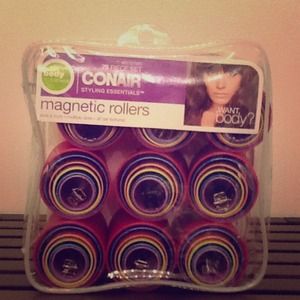 💜***NEW***CONAIR 75 piece magnetic rollers.