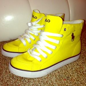 Summer yellow Polo Ralph Lauren Sneakers
