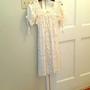 Ivory lace dress