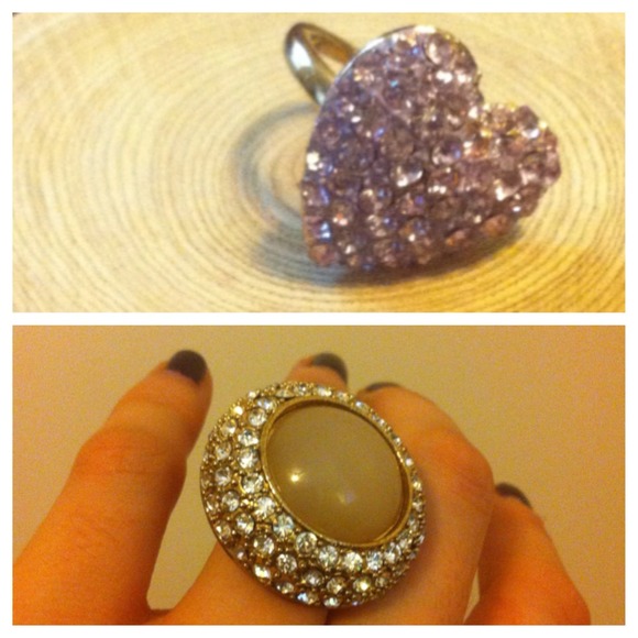 🚫Bundled🚫Crystal Cocktail Ring Bundle