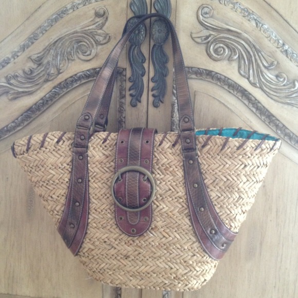 Nine West straw bag