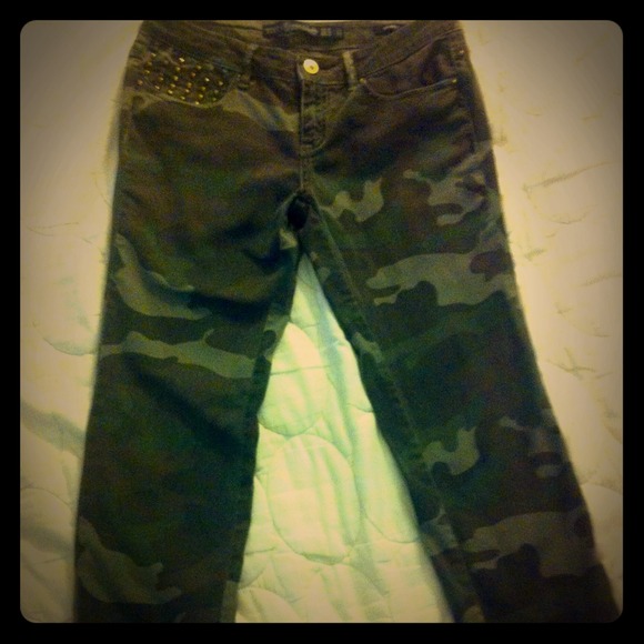 Zara Camouflage skinny jeans size 36 (size 4)