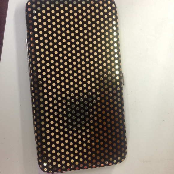 Gold & Black Wallet