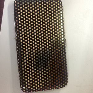 Gold & Black Wallet
