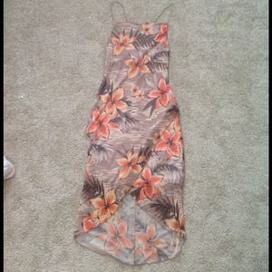 SOLD Hawaiian high low dress