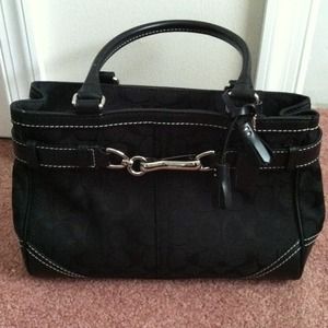 Reserved Black coach purse