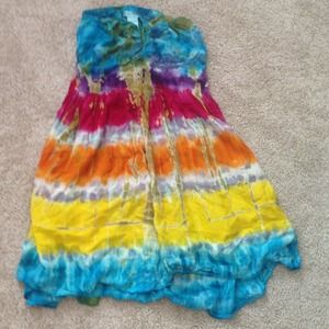 SOLD Tie dye dress