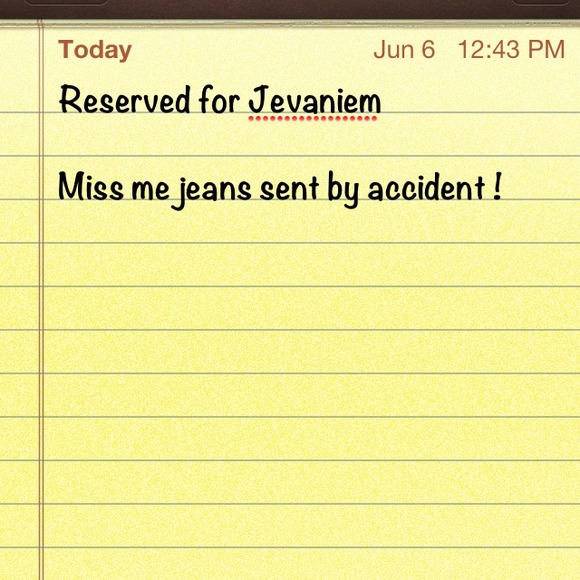 ***Reserved for Jevaniem***
