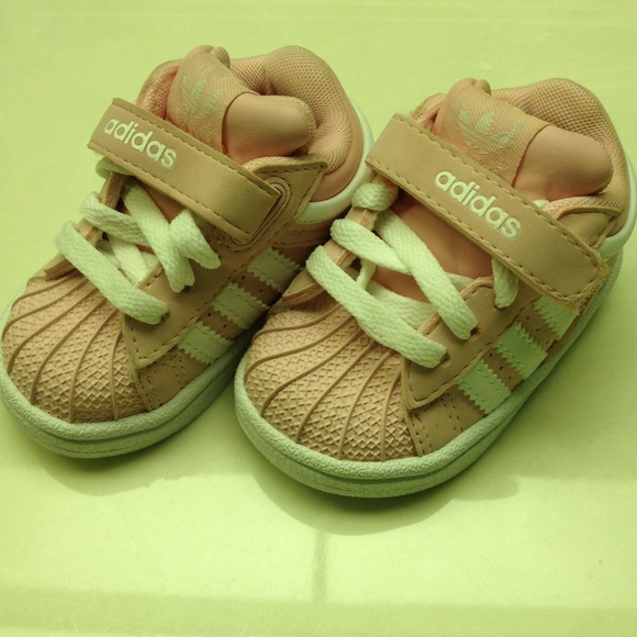Adidas Shoes - Never worn pink infant Adidas