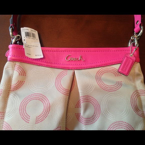 COACH NWT Ashley Dotted Op Hippie Crossbody F20088 - Picture 2 of 4