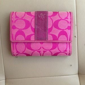 Pink Coach wallet