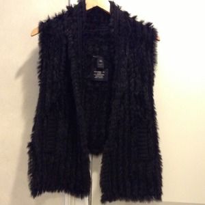 marc jacobs real rabbit fur vest