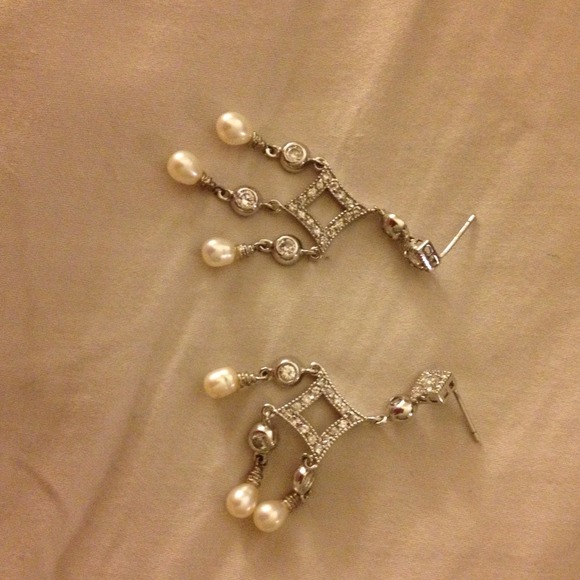 925 sterling silver chandelier earrings - Picture 1 of 3