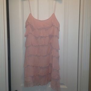 Silk light pink dess