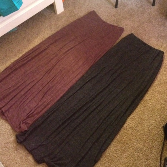 Two long skirts one for 10,  two for 15!
