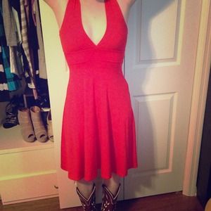 Sexy red dress