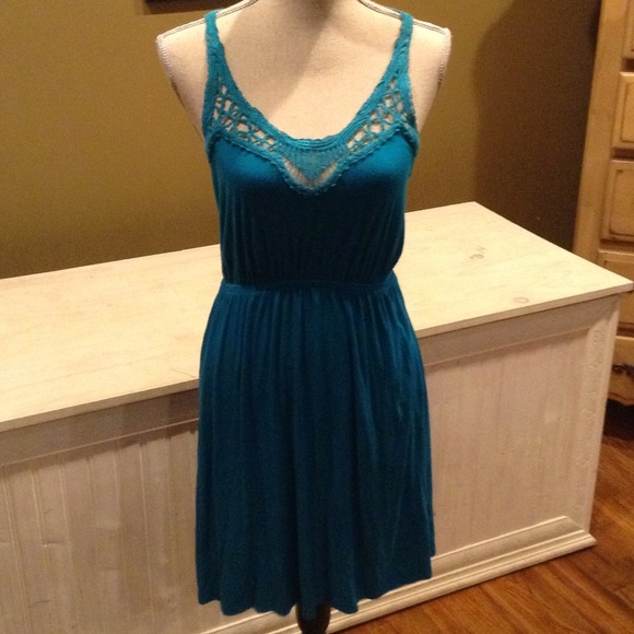 Lush Dresses & Skirts - SOLDLush teal dress size M