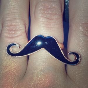 Mustache Ring