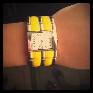 Yellow Quartz watch