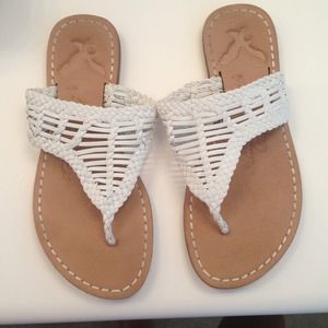 White American eagle shoes