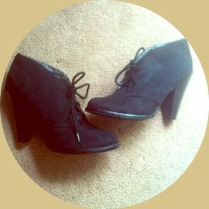 Black ankle booties