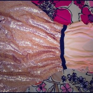 Pink sequin dress