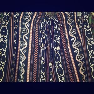 Tribal Inspired Print Pants