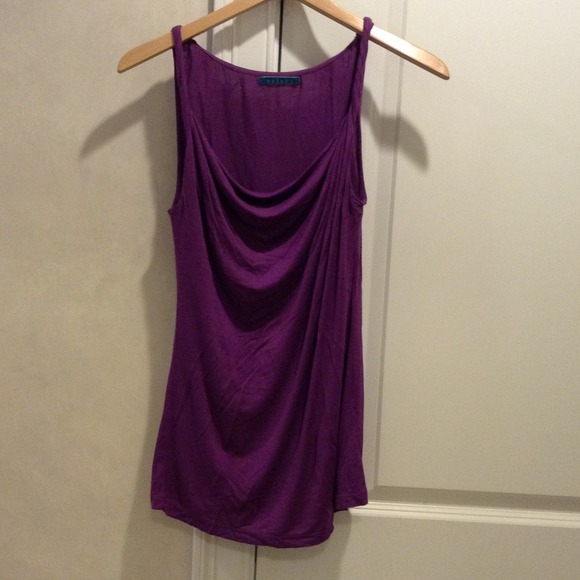 Velvet purple top