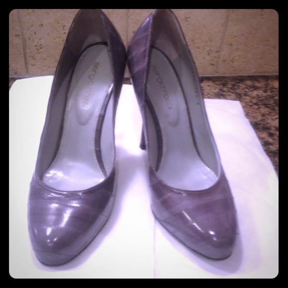 SOLD. Authentic Sergio Rossi eel skin heels