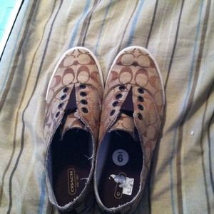 Coach shoes excellent condition worn once!
