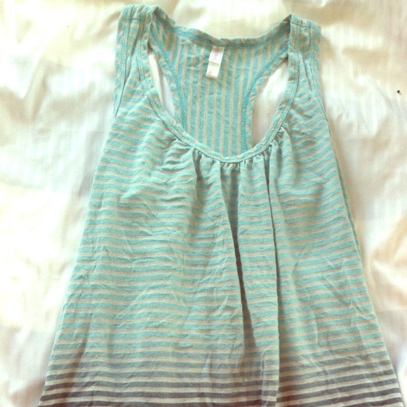 SOLD**Ombré striped tank