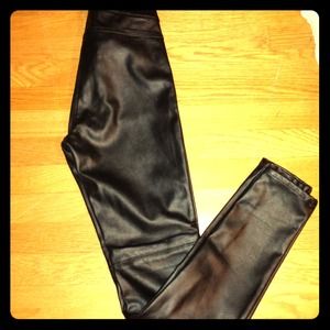 H&M Leather pants.